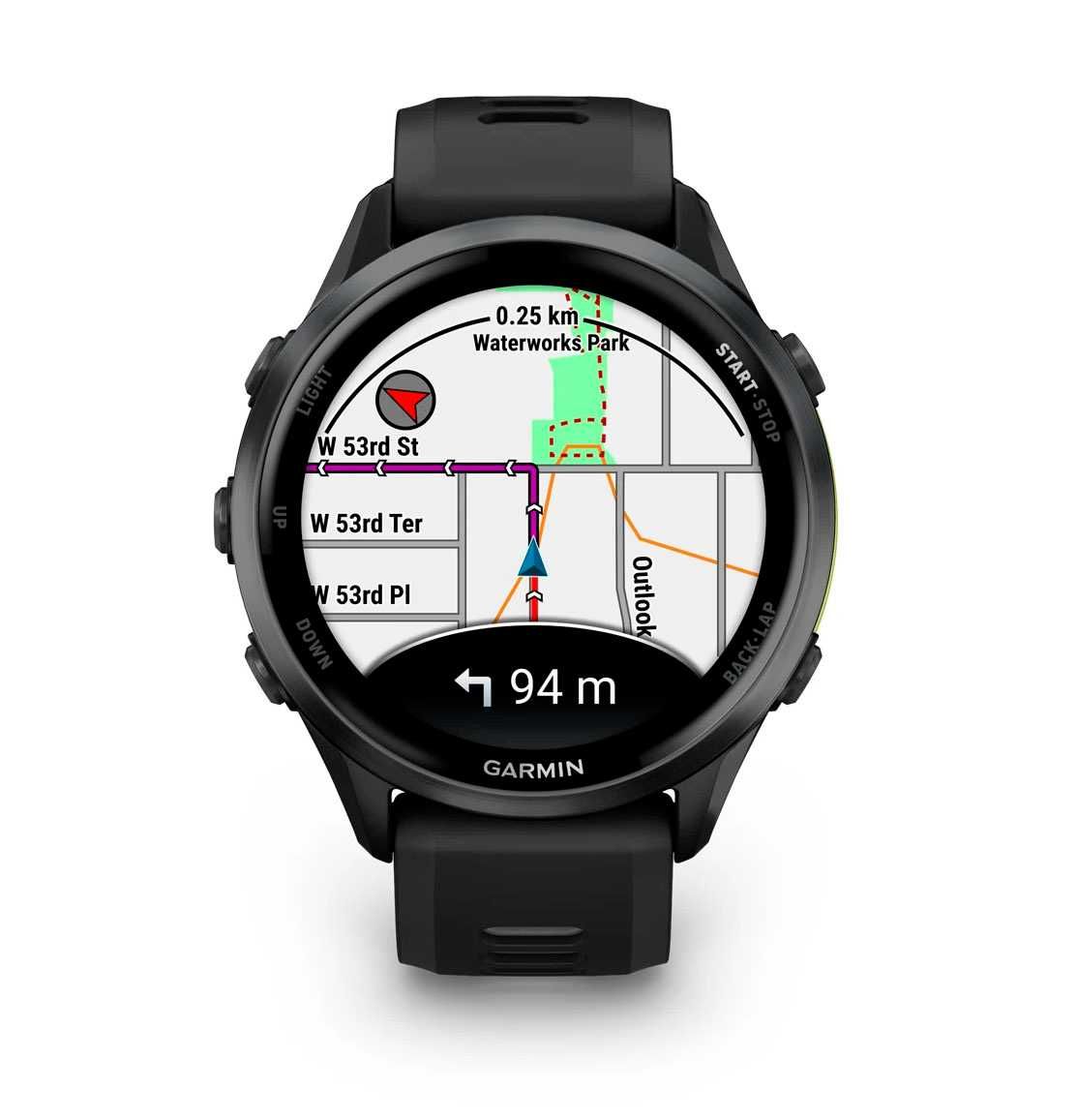 Годинник Garmin Forerunner 970 Carbon grey dlc titanium w. black case