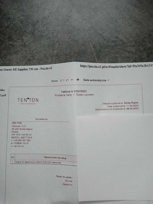 Goertz Sapphire Silver xlr 3.5m