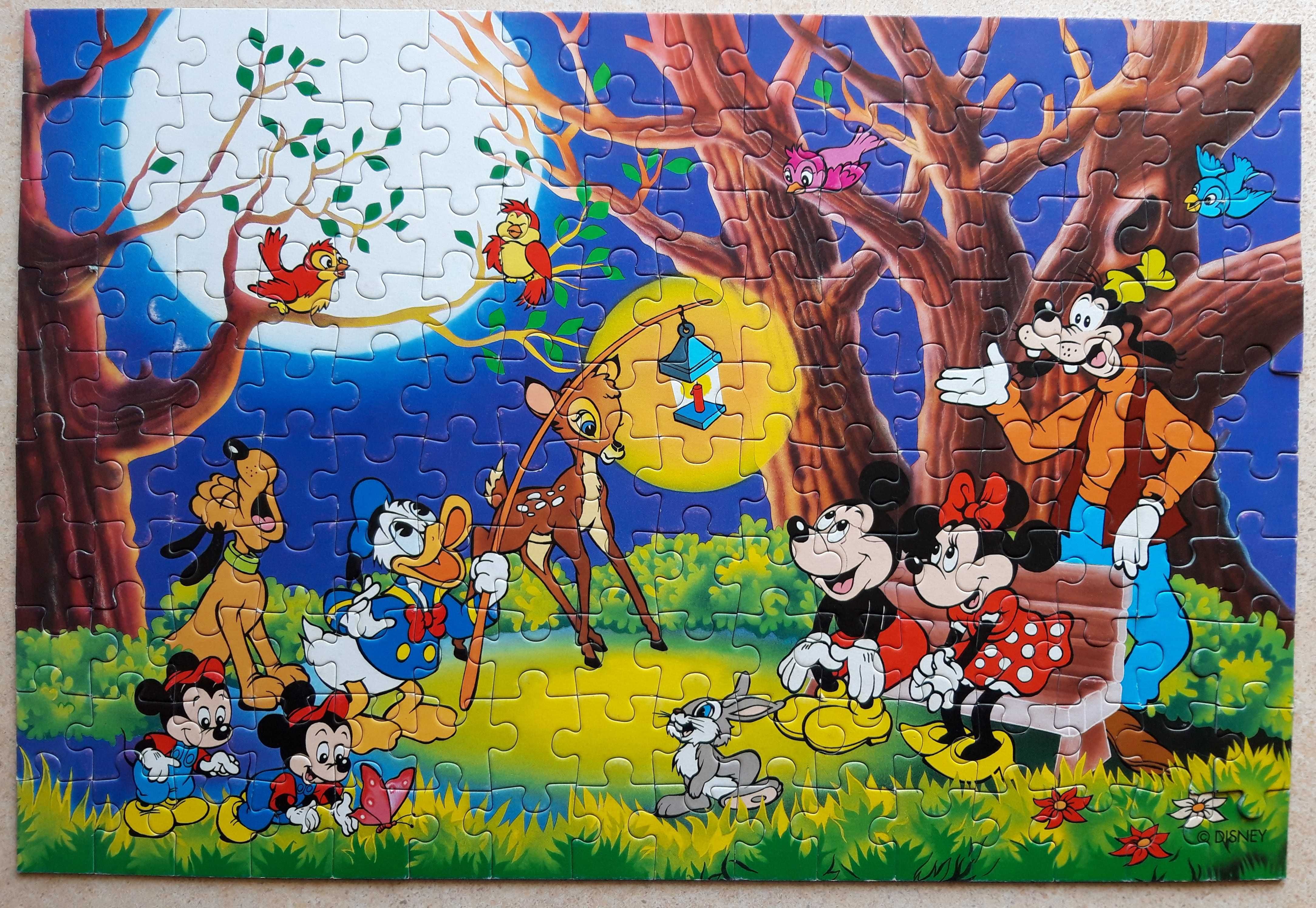 Puzzle Disney 160 el z okresu PRL stare Disney unikat