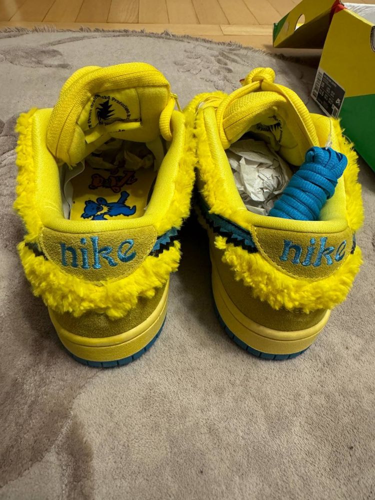 Кросівки Nike SB Dunk Low x Grateful Dead Bears Yellow