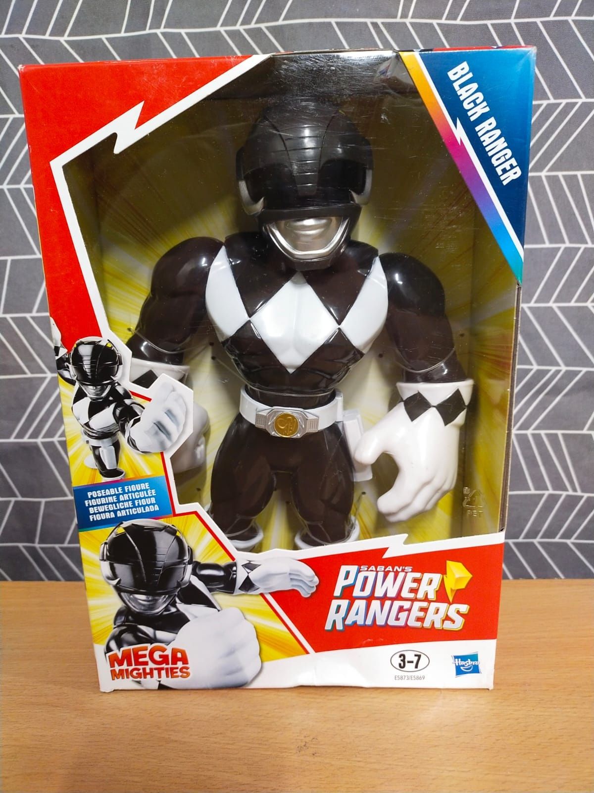 Power Rangers czarny 25 cm