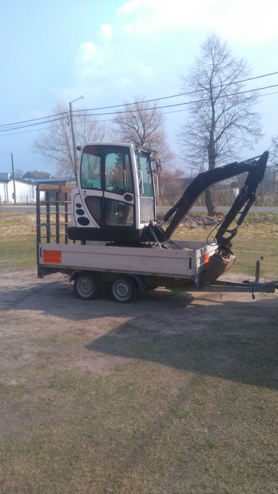 Minikoparka usługi usługi hydrauliczne przydomowe oczyszczalnie ściekó