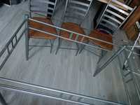 Szklany stół + 3 krzesła(4te do naprawy)