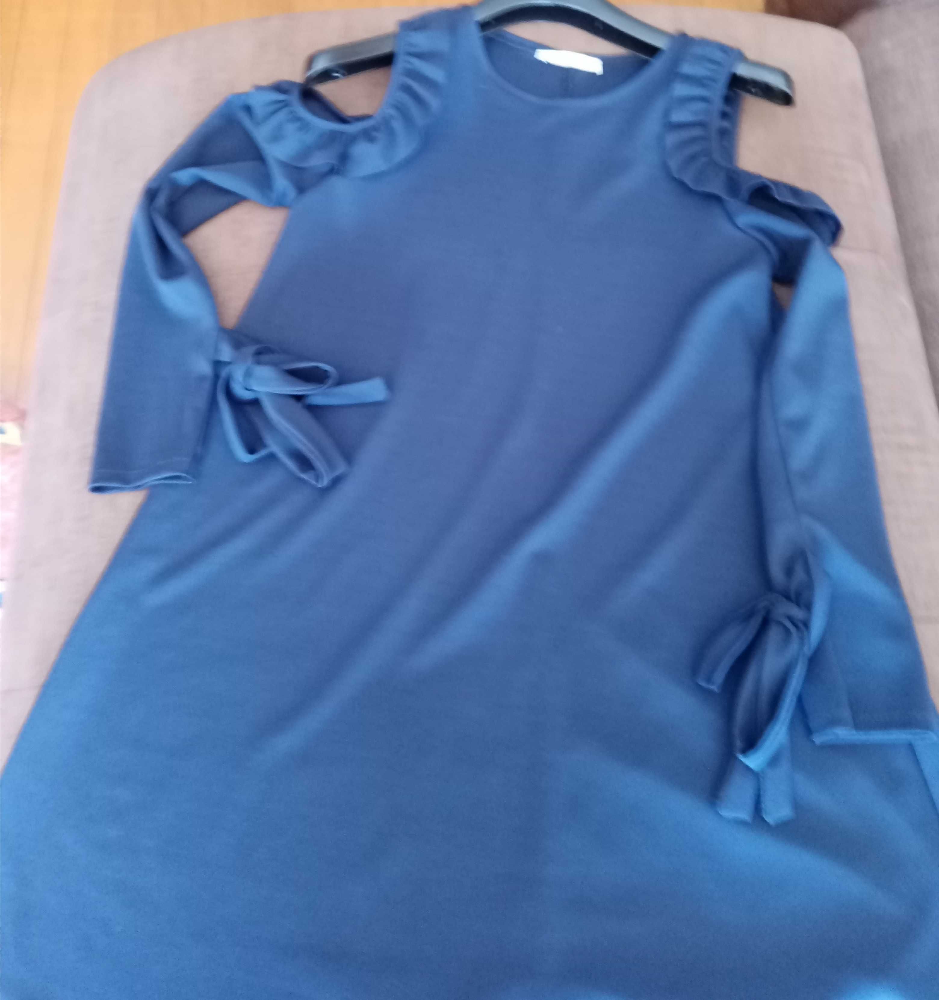 Vestido novo azul marinho