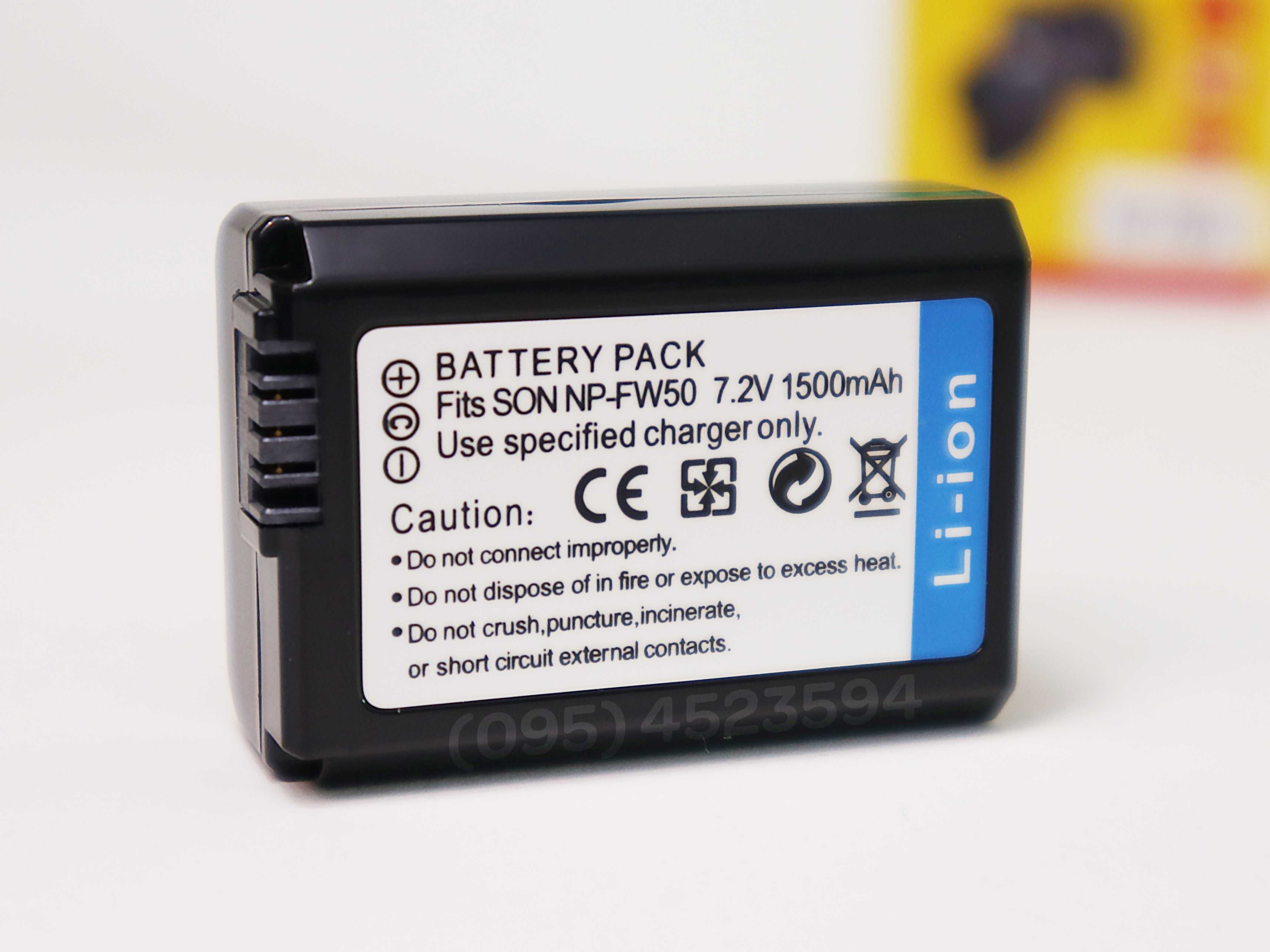 Акумулятор для Sony NP-FW50 1500mA батарея аккумулятор