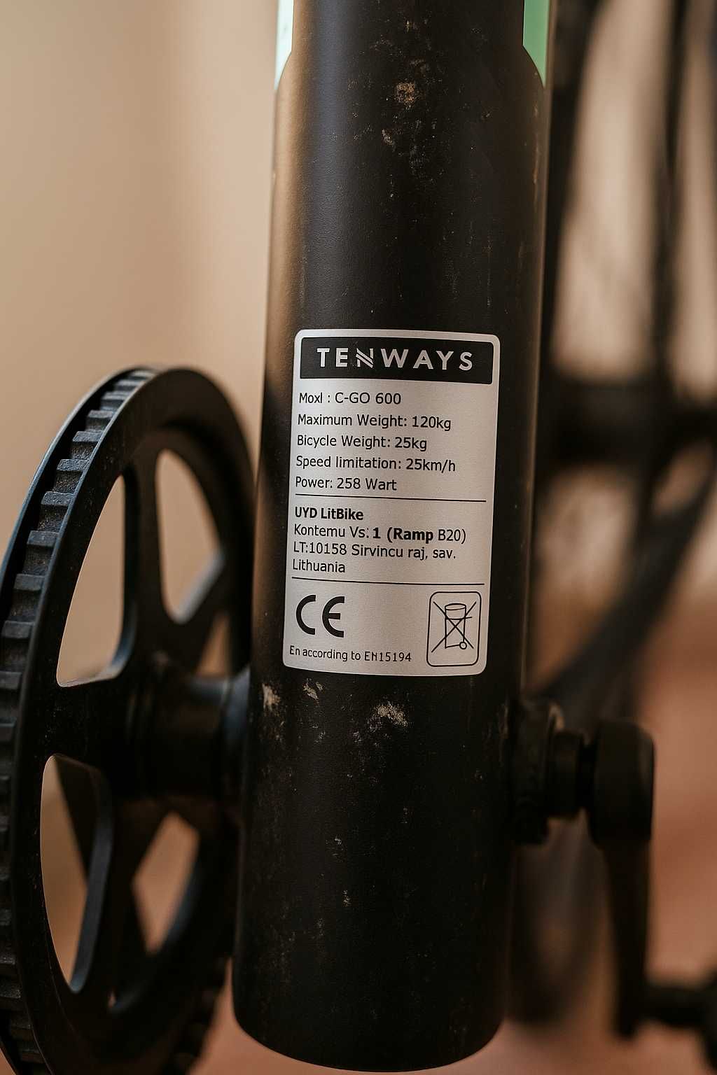 Vende-se E-bike TENWAYS CGO600 Classic Edition