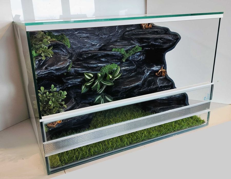 Terrarium przejściowe dla węża zbożowego, pytona, TW49B3L, AquaWaves