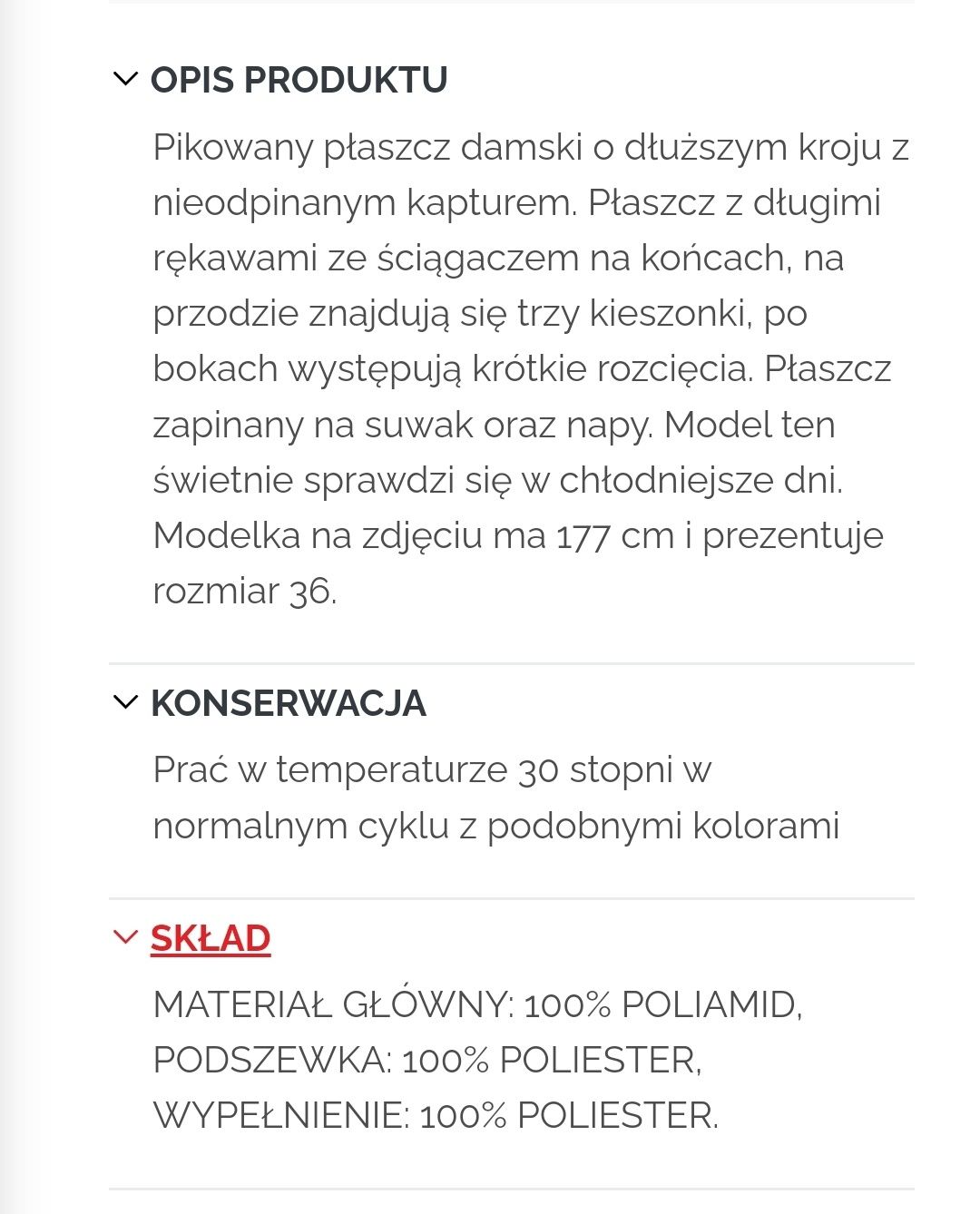 Lekki płaszcz Monnari 44