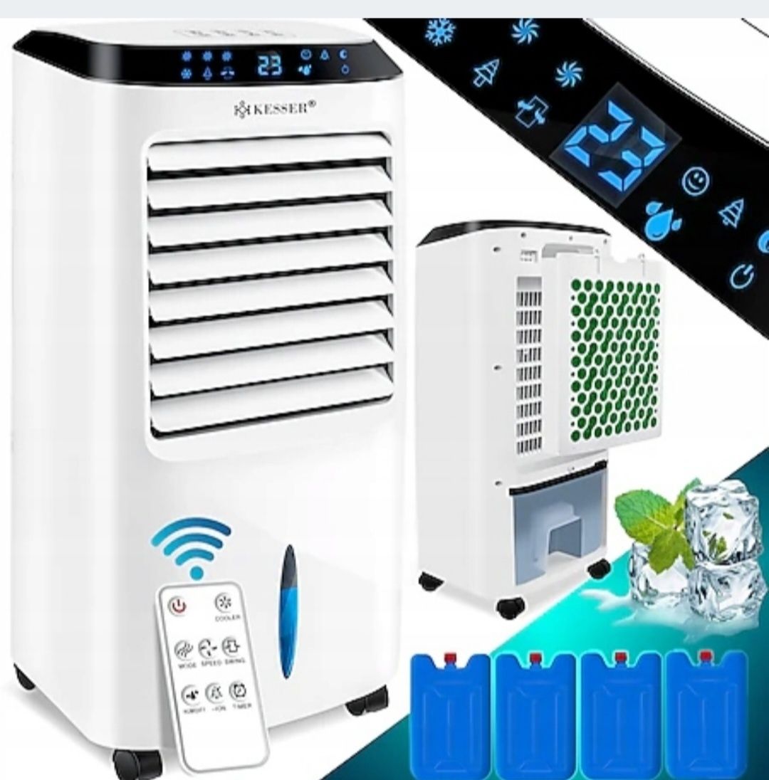 KESSER Klimatyzator mobilny 4w1 10L pilot jonizacja nawilżanie