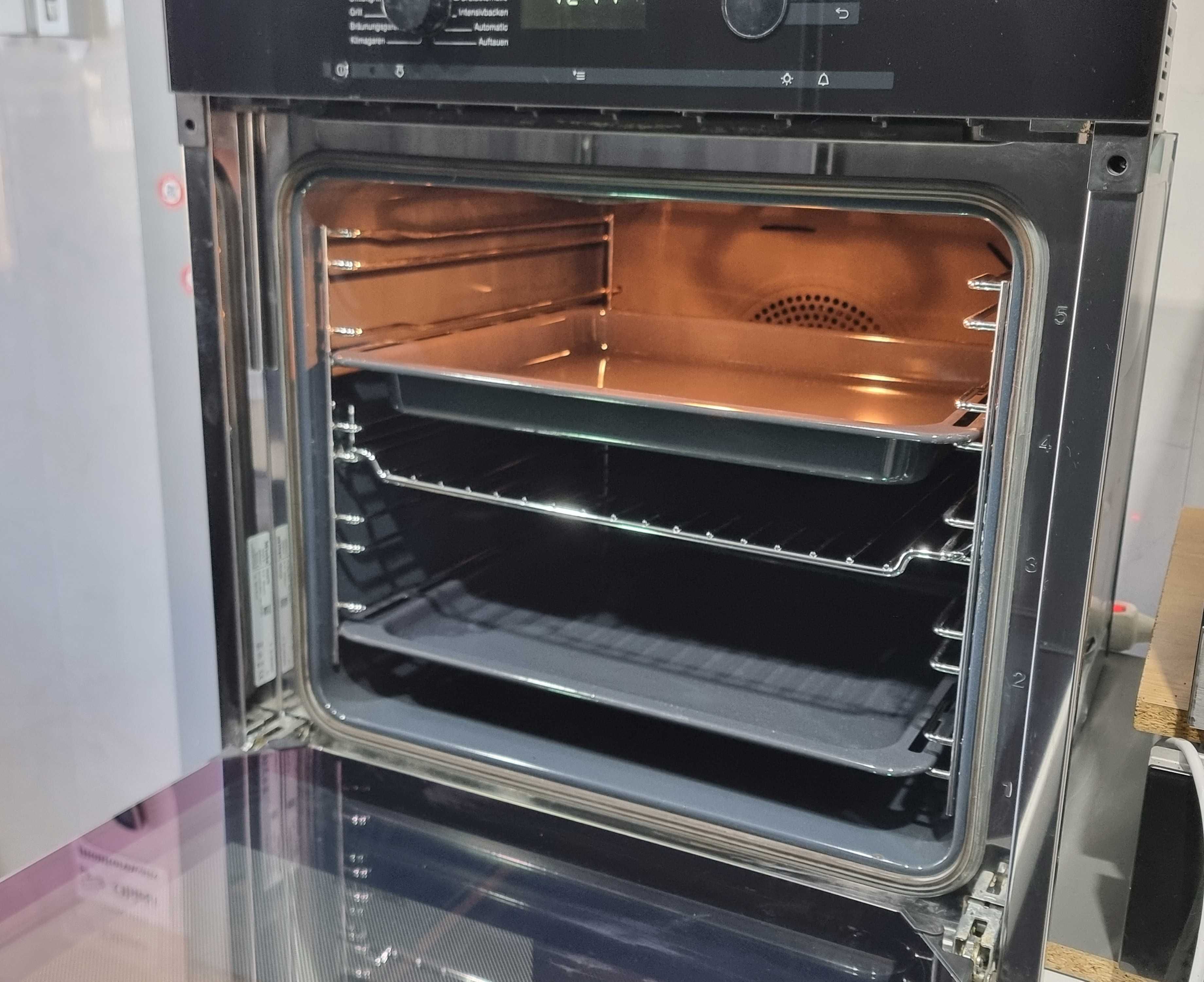 Piekarnik Miele H 6267 B para, prog auto., 76l, EasyControl, 30–300 °C