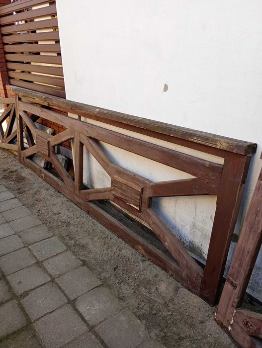 Balustrada tarasowa, płotek, dekoracja ogrodowa
