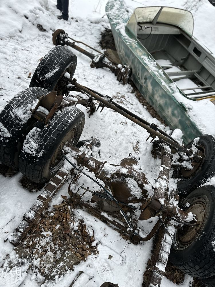 Міст задній, балка передня, ЗІЛ бичок