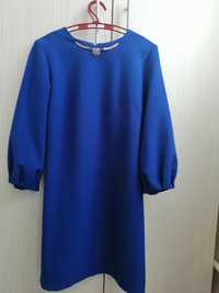 Платье синее 44 размера