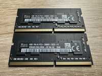 SK Hynix 8GB 2x4GB 1Rx16 PC4-2666V-SC0-11 DDR4 2666 MHz SODIMM CL19
