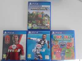 Jogos PlayStation 4 (PS4)-SpiderMan,Ratchet,Fifa18,Fifa19,Fifa20