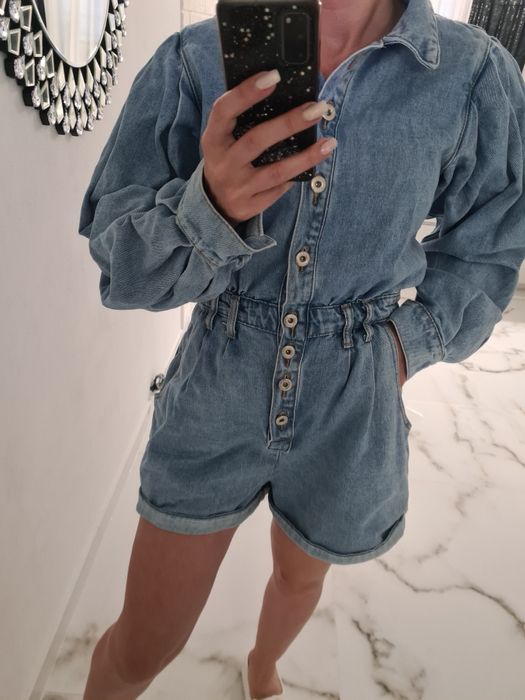 Kombinezon jeansowy rozmiar M