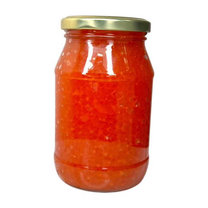 Икра красная лососевая (имитация) "Рыбанов" 440 грамм (Стекло+крышка)