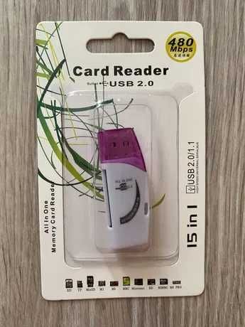 Новые USB Card Reader 15 в 1 Универсальный ! Micro SD / M2 / TF MS итд