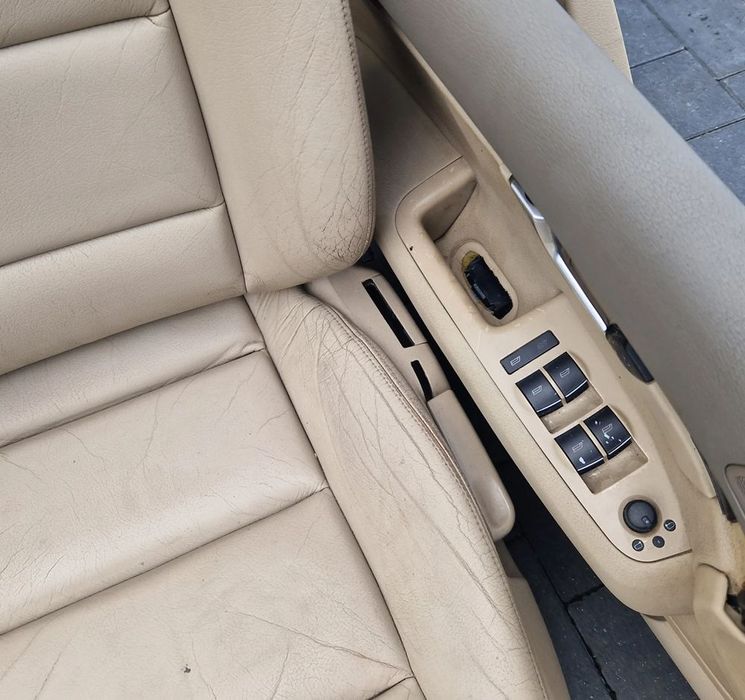 fotele kanapa boczki skóra twist audi a4 b6