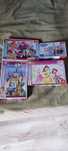 Puzzle Disney,Trefl dla dziewczynki 4 komplety