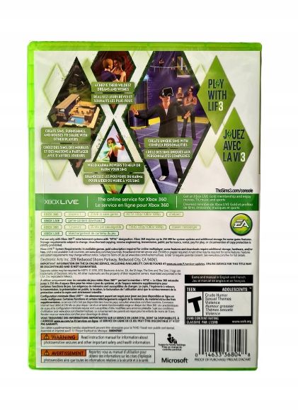 Xbox360 The Sims 3 Nowa