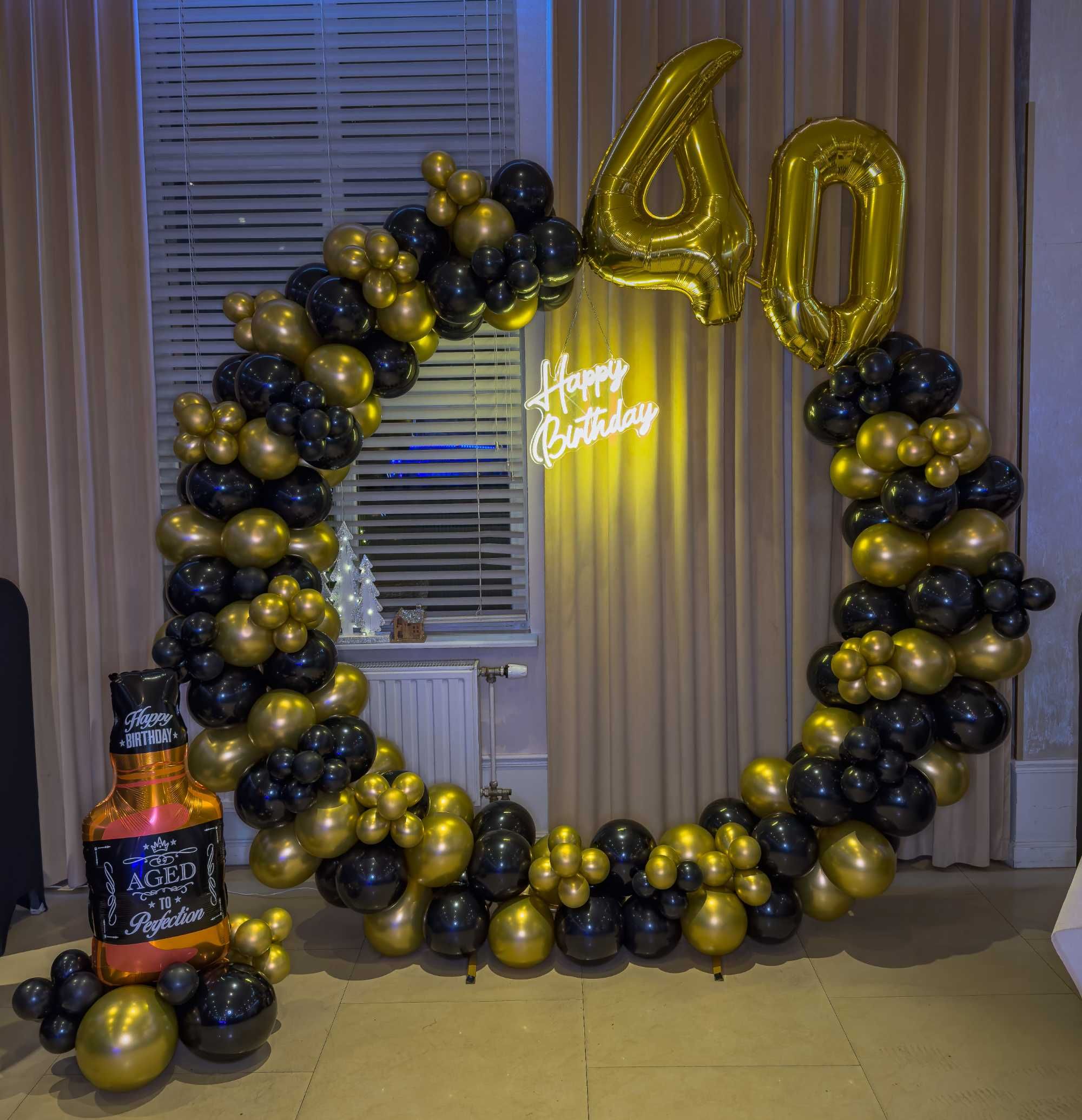 I Komunia Święta Ścianka Dekoracja Balonowa Balony IHS Komunijne NEON