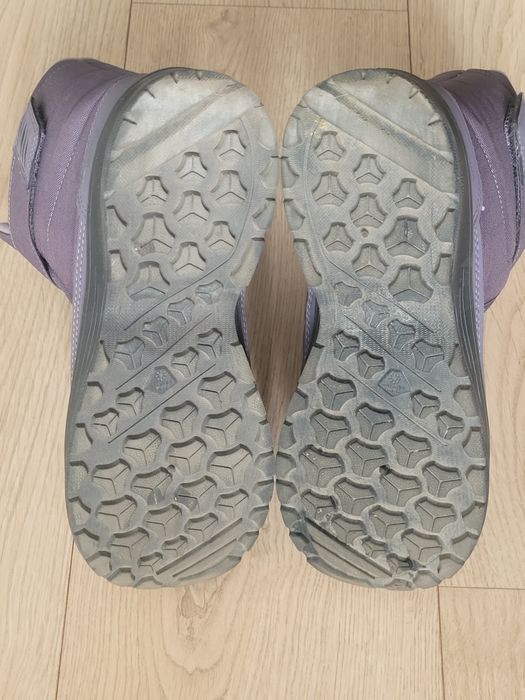 Śniegowce Decathlon popielaty fiolet r. 36