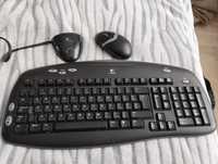 Бездротова клавіатура та миша logitech cordless desktop ex 100