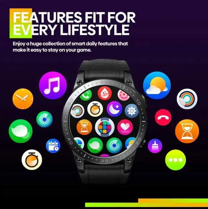 Часы Zeblaze Ares 3 Pro watch Amoled smart вызов трекер смарт годинник