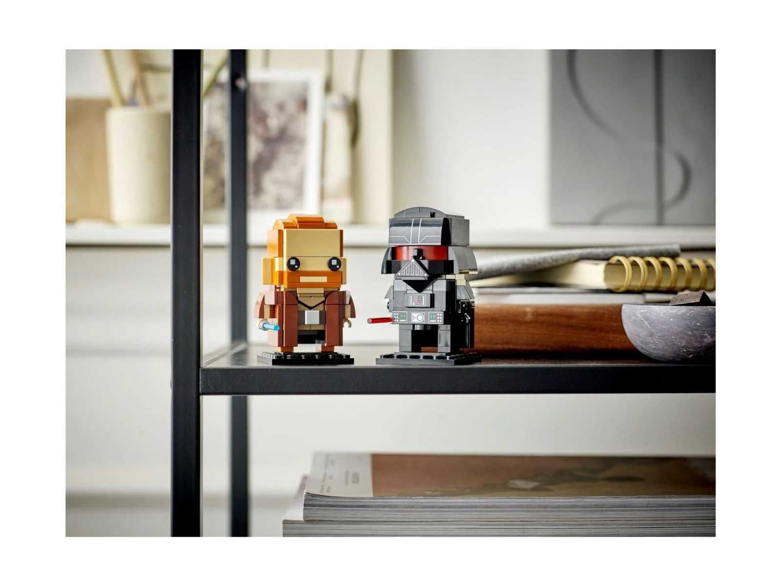 LEGO 40547 BrickHeadz Obi-Wan Kenobi i Darth Vader - NOWE |  Warszawa