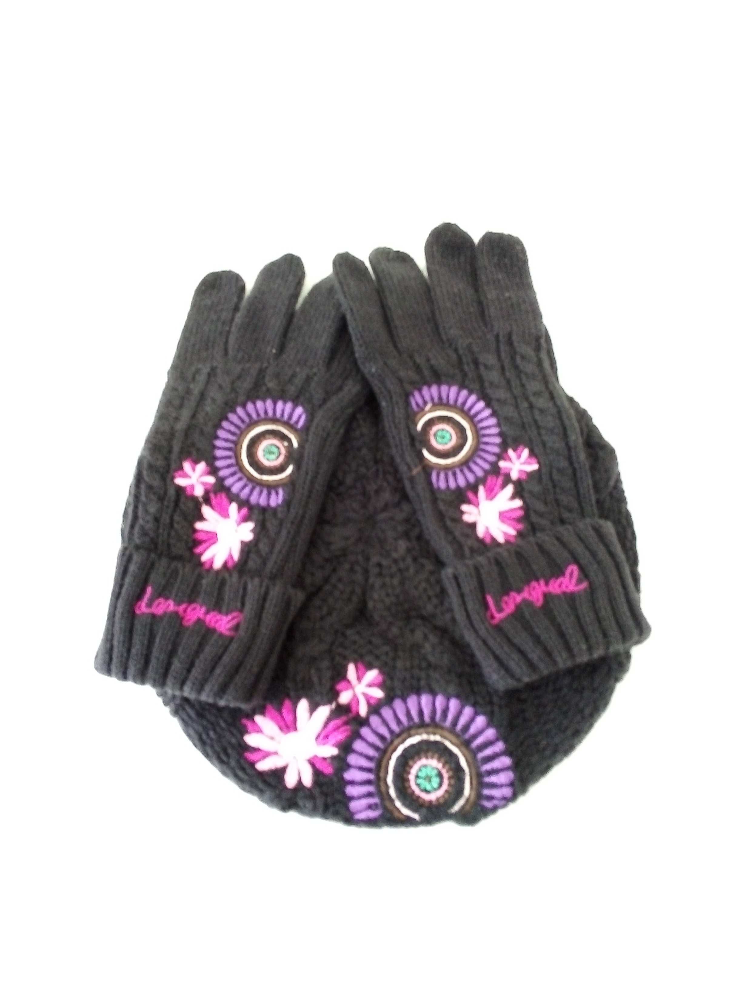 Conjunto gorro e luvas Desigual