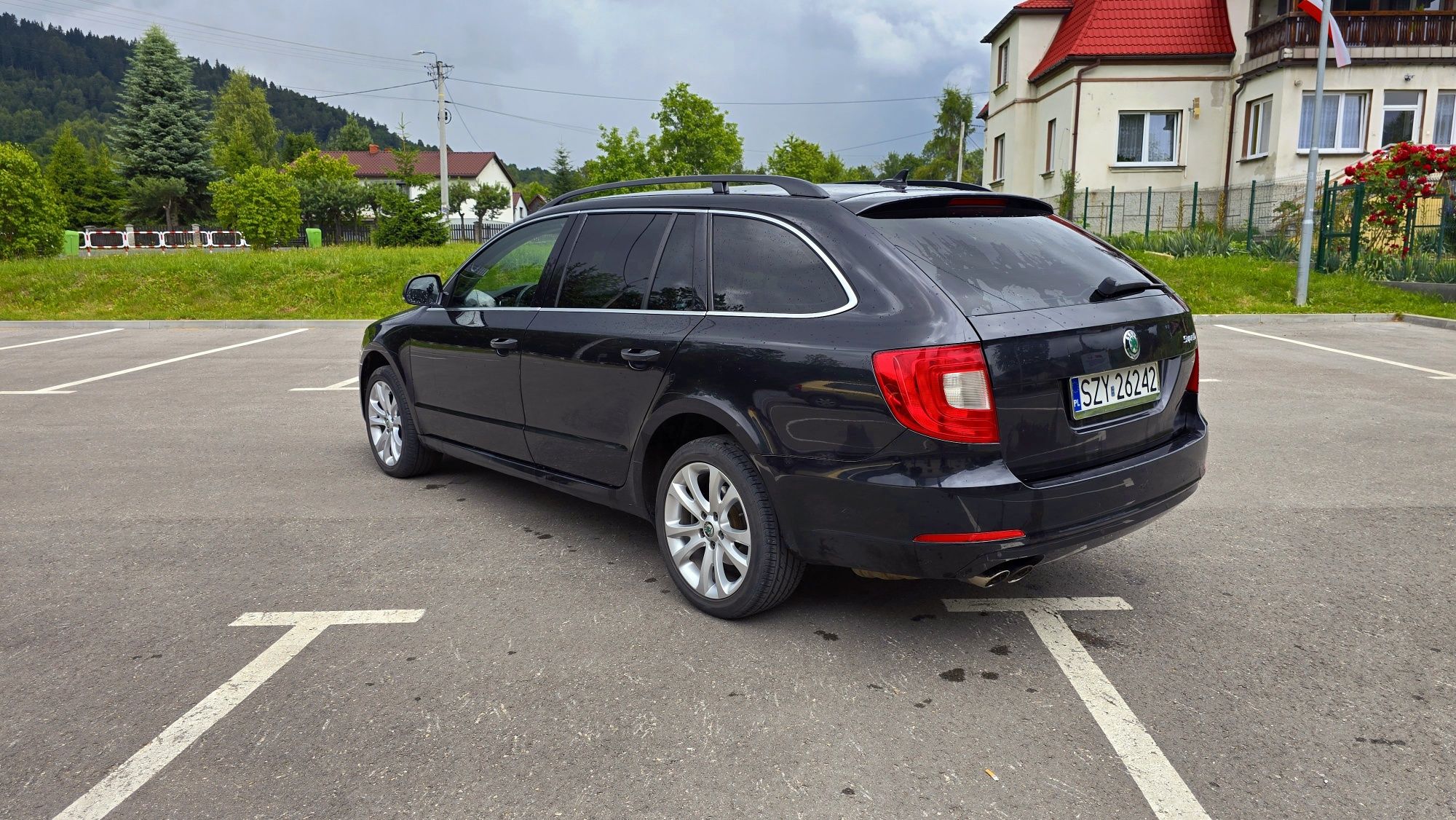 Skoda Superb  II / 2.0 TDI / DSG / Zadbana / Łopatki / Niski Przebieg