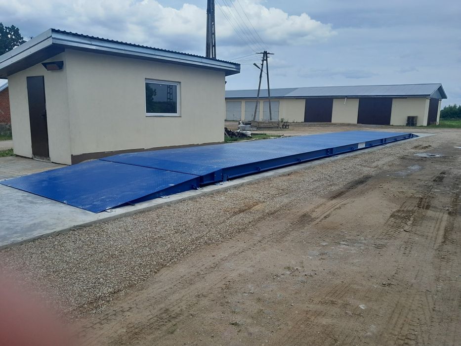 Waga samochodowa 18m 60t stalowa z najazdami