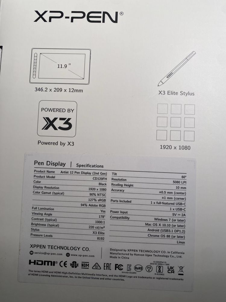 XP-Pen tablet Grafico NoVo
