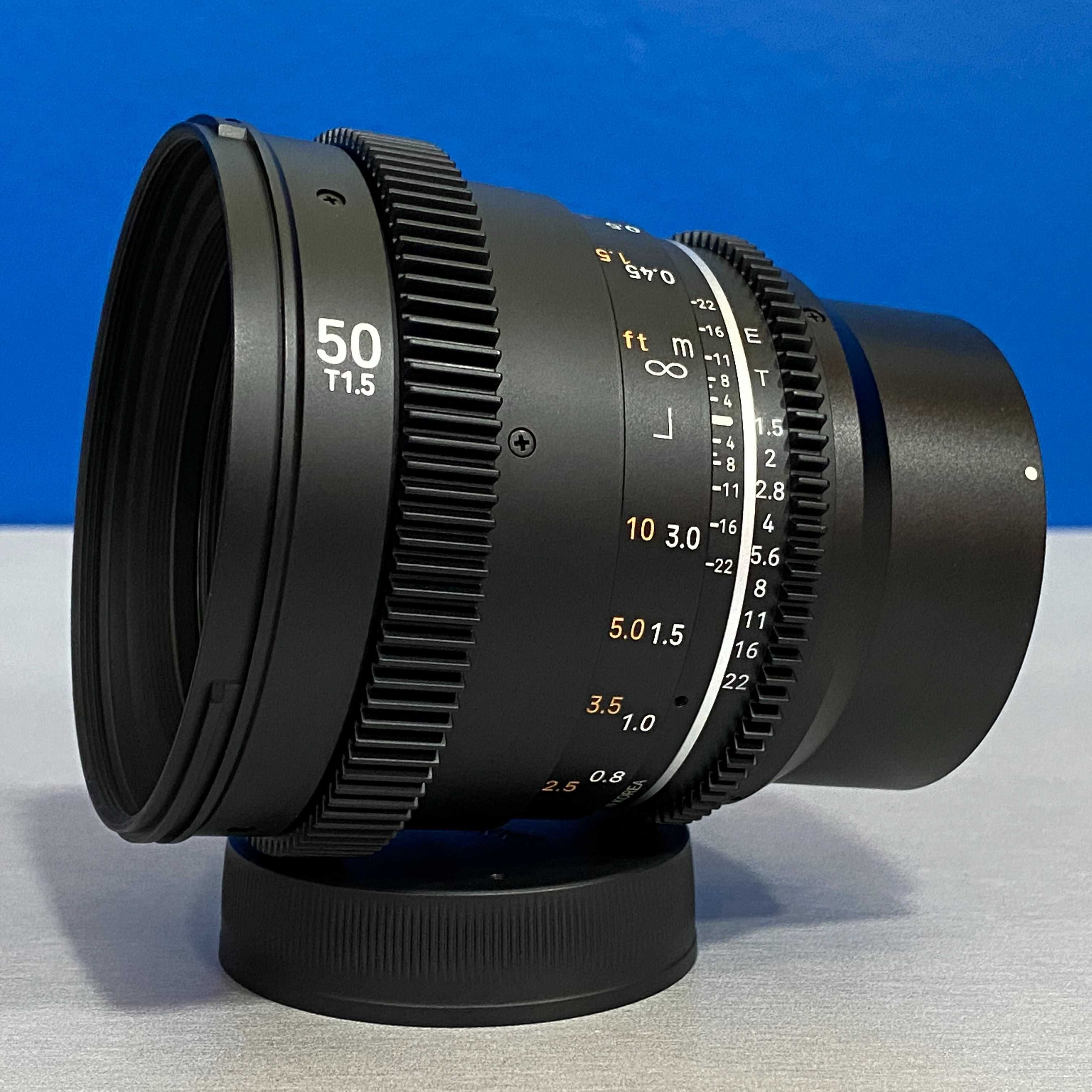 Samyang 50mm T1.5 VDSLR MK2 Cine (Sony FE) - 3 ANOS DE GARANTIA