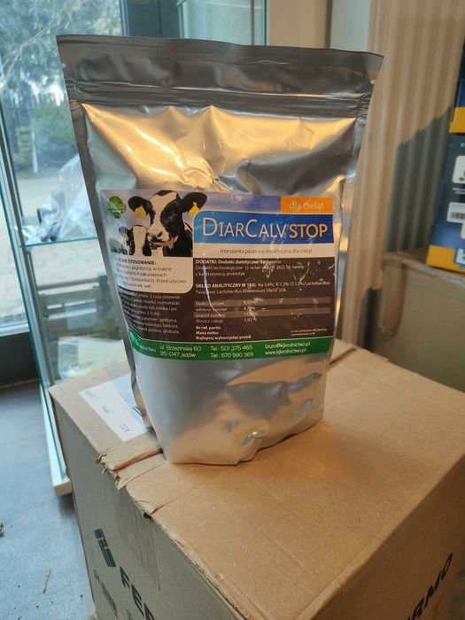 Diar Calv Stop 1 KG - skuteczny preparat przeciwbiegunkowy dla cieląt