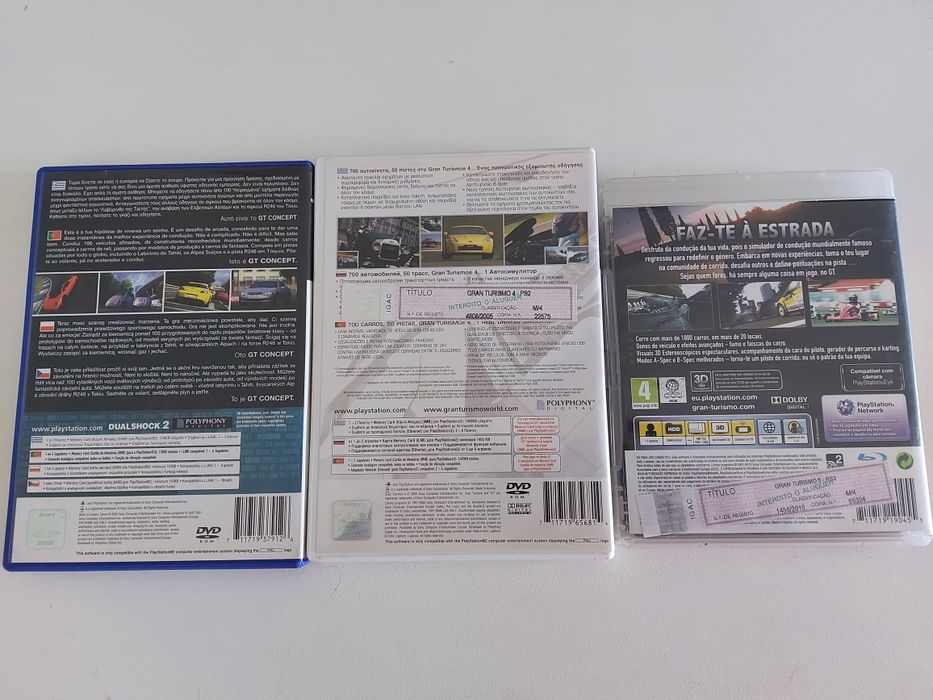 Pack 2 Jogos Gran Turismo Playstation 2 e 3