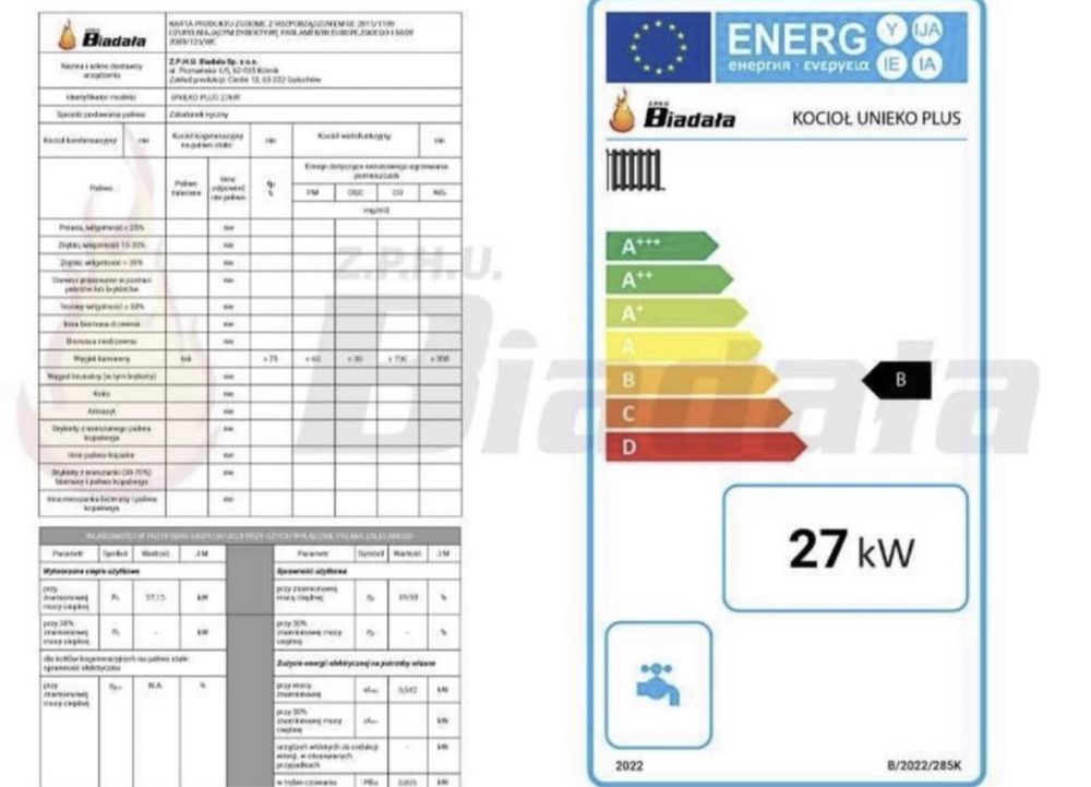 Kocioł na drewno wegiel 27 kw do 260m2 Dostawa0zl Nadmuch Ruszt wodny
