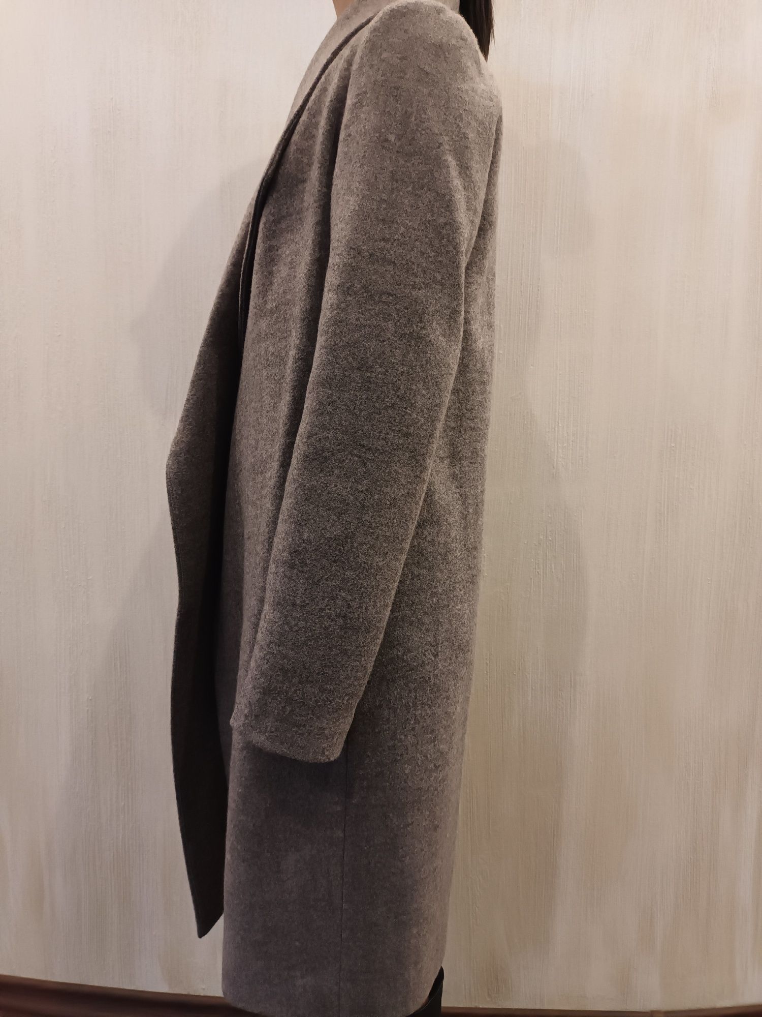 Пальто-халат жіноче (вовна+кашемір)
