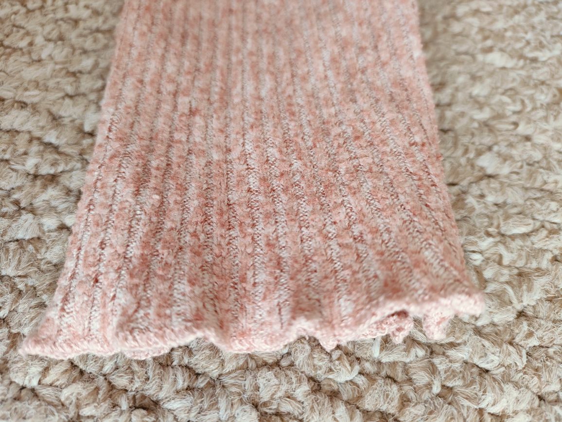 Spodnie legginsy elastyczne prążkowane Zara 92