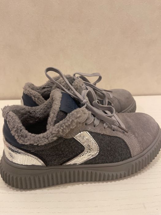 Зимові жіночі кеди натуральна замша