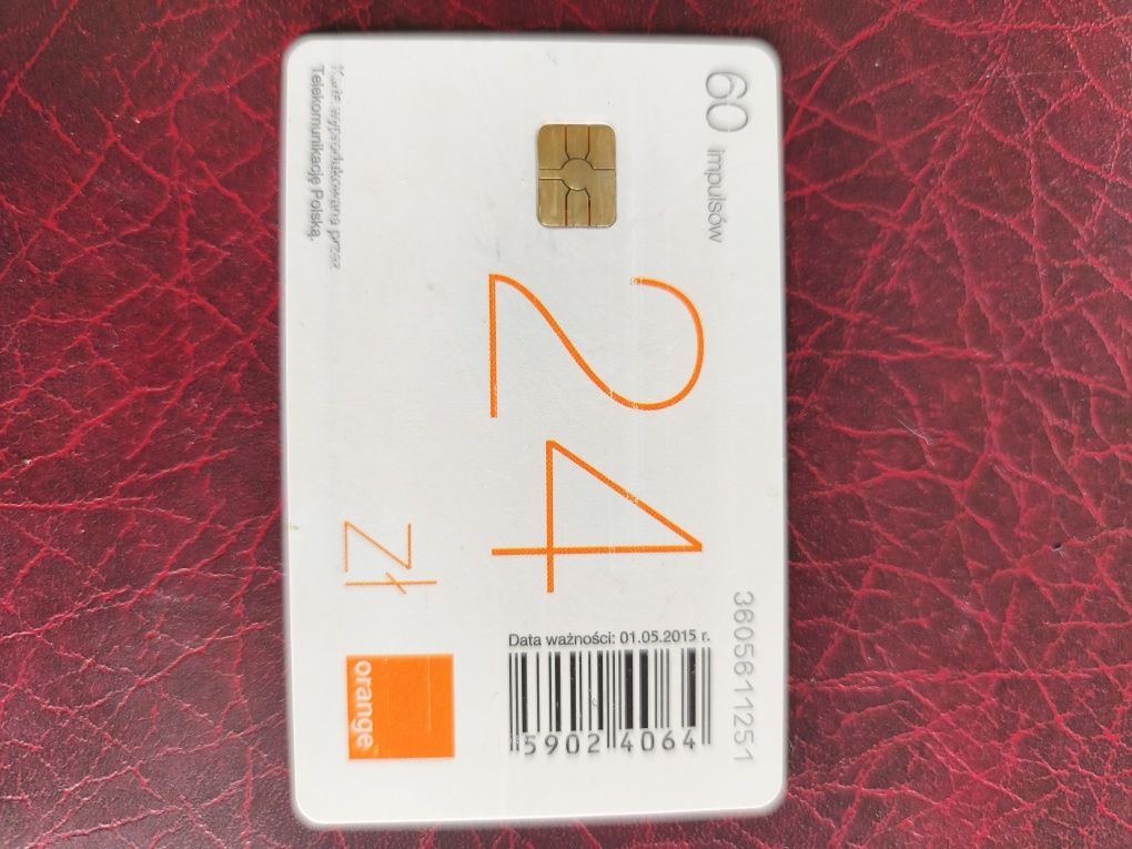 Karta telefoniczna chipowa nr 219 De