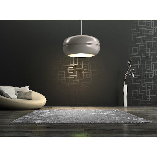 Tapete grande cinzento 160×230cm
