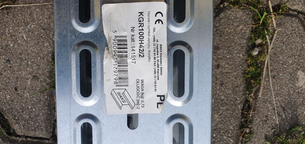 Korytko kablowe baks