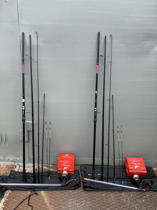 Вудлище Brain Apex Double 3.60m 150g Катушка Flagman Squadron 6000