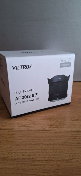 Viltrox AF 20mm 2.8 nikon Z full frame + filtro