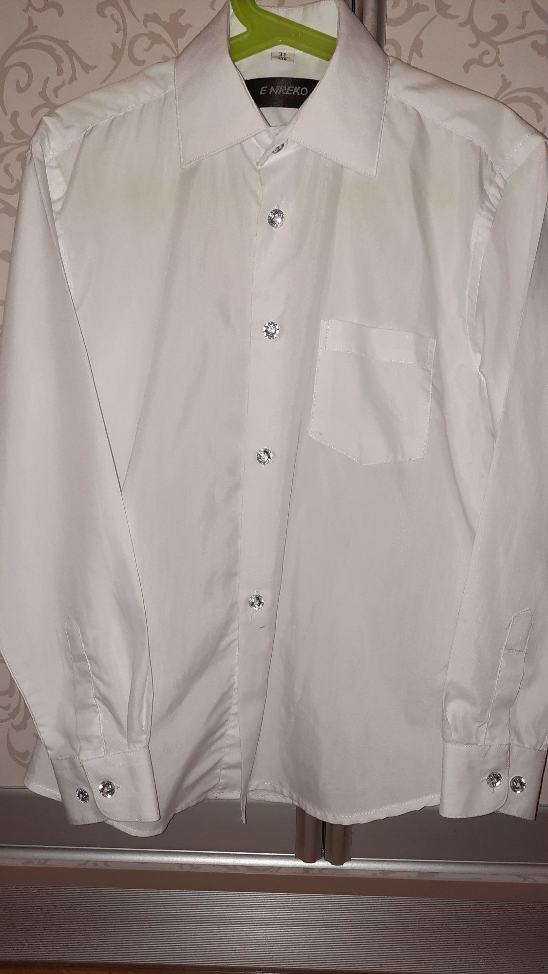 Рубашка, сорочка біла 136 ріст