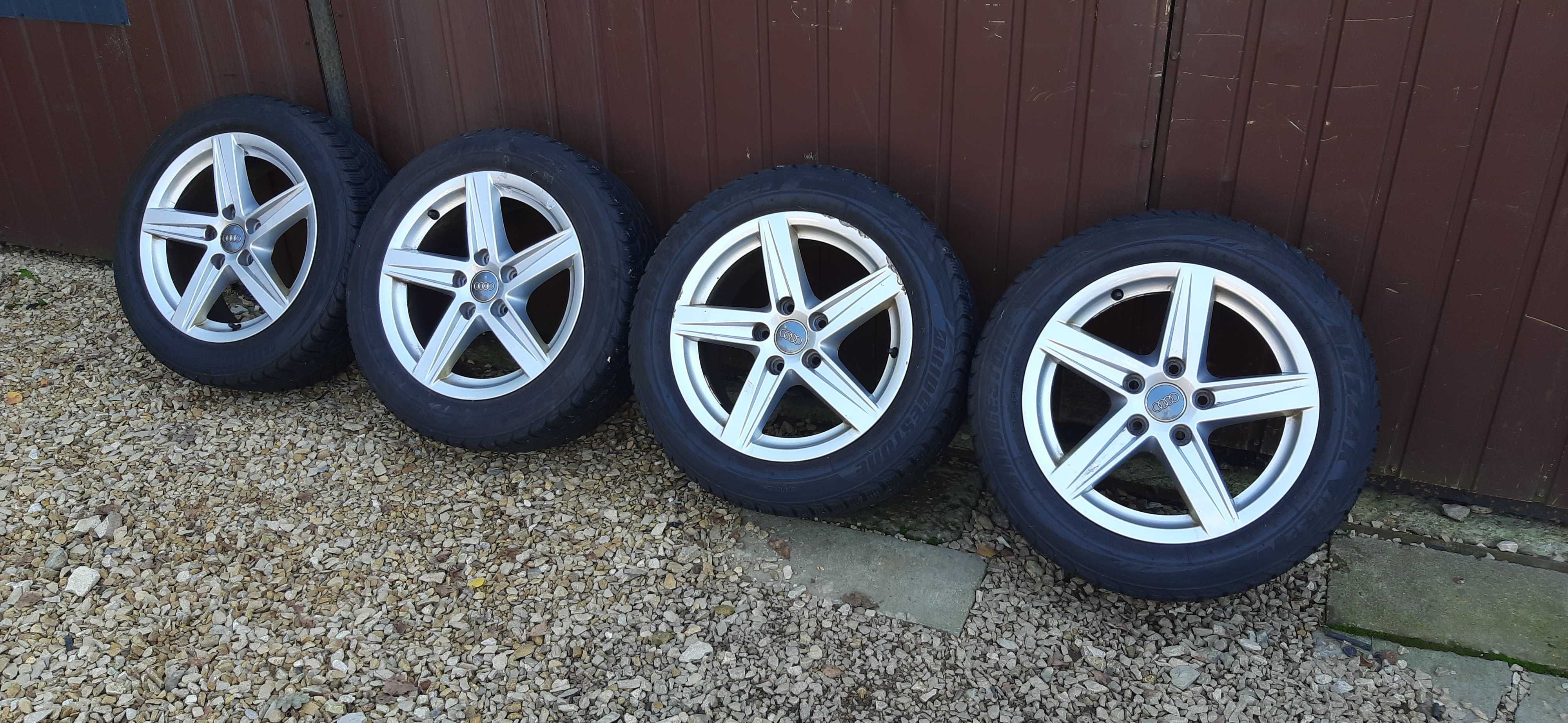 Koła 205/55 R16 5x112 Alufelgi + opony zimowe Audi A2 A3 A4