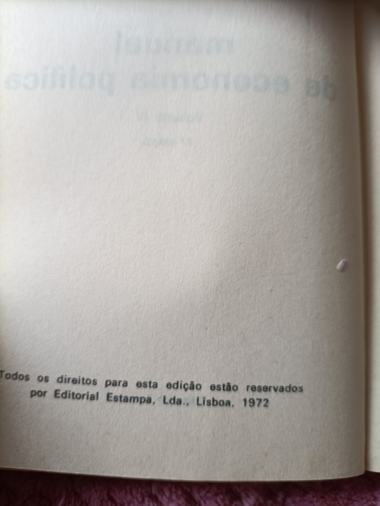 Manual de economia do ano 1972