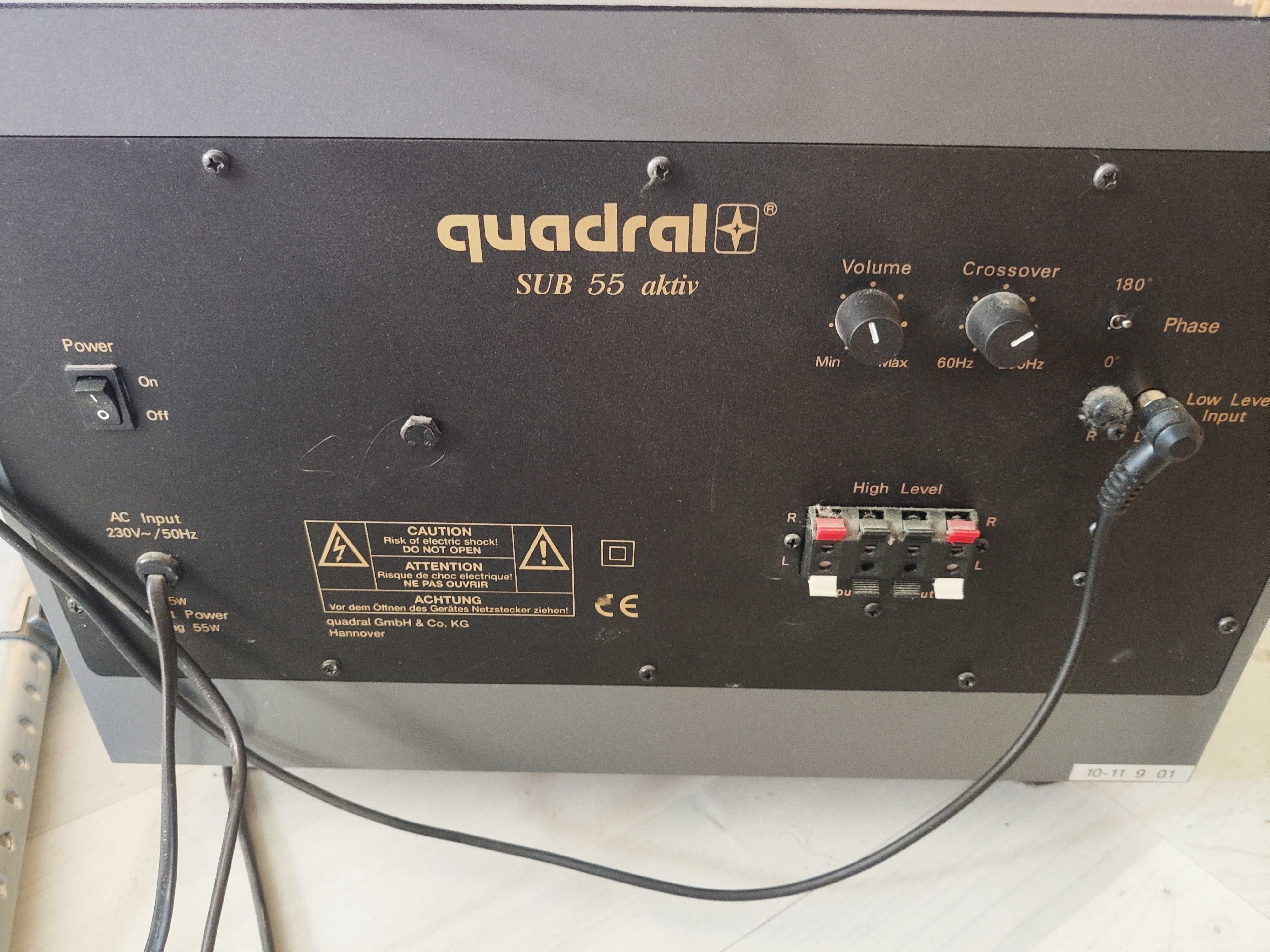 Сабвуфер Quadral SUB 55 aktiv и колонки TSA300